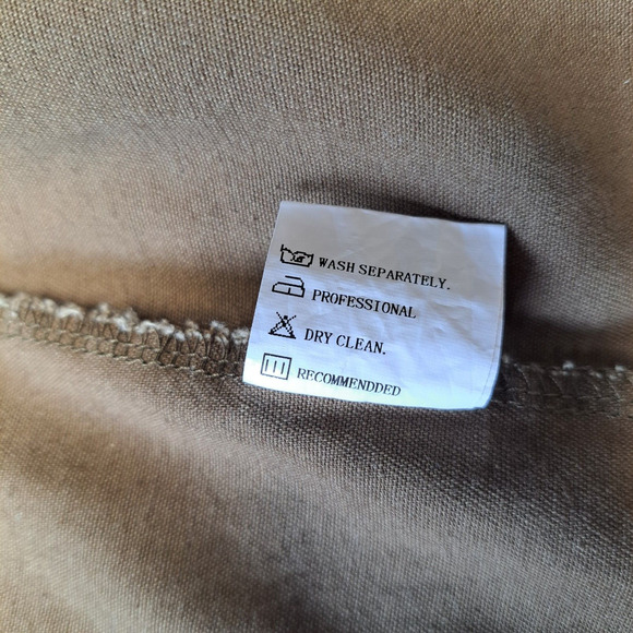 MISSLOOK CARDIGAN BLAZER JACKET WOMENS SIZE XL OPEN FRONT ARMY GREEN BUSINESS - Picture 7 of 10